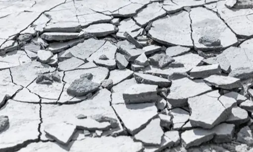 BROKEN CONCRETE